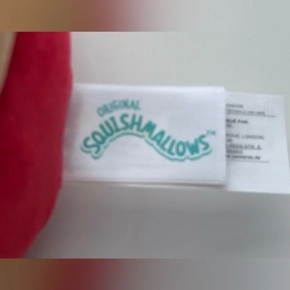 Squishmallows Red and Tan Crab Plush - Picture 2 of 5